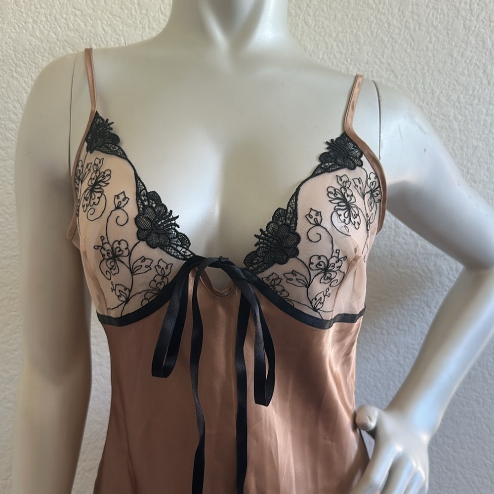 Vintage Andre Kim Korean brand embroidery slip dress - Picture 5 of 10
